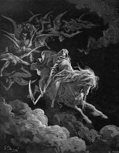Revelation: Vision of Death - Bible by Gustave Dore